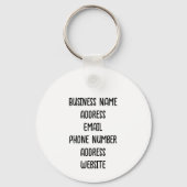 Fügen Sie dazu Ihr Firmenlogo hinzu Schlüsselanhänger (Rückseite)