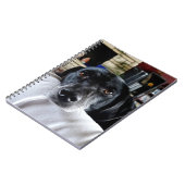 Fügen Sie dem benutzerdefinierten Foto Ihres Hunde Notizblock (Linke Seite)