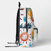 Fügen Sie dem ein Kinderwerk hinzu Bedruckter Rucksack (Links)