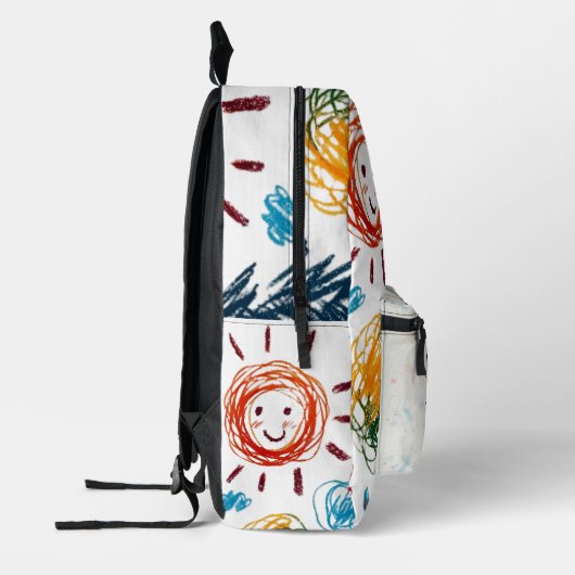 Fügen Sie dem ein Kinderwerk hinzu Bedruckter Rucksack (Links)