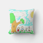 Fügen Sie dem ein Kinderwerk hinzu Kissen (Vorderseite)