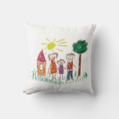 Fügen Sie dem ein Kinderwerk hinzu Kissen (Vorderseite)