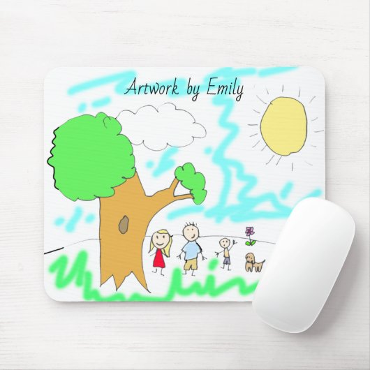 Fügen Sie dem ein Kinderwerk hinzu Mousepad (Mit Mouse)