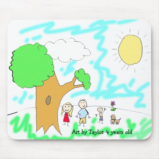 Fügen Sie dem ein Kinderwerk hinzu Mousepad (Vorne)