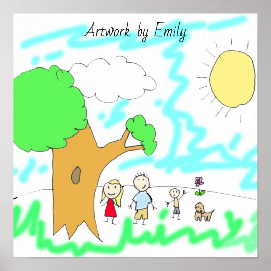 Fügen Sie dem ein Kinderwerk hinzu Poster (Vorne)