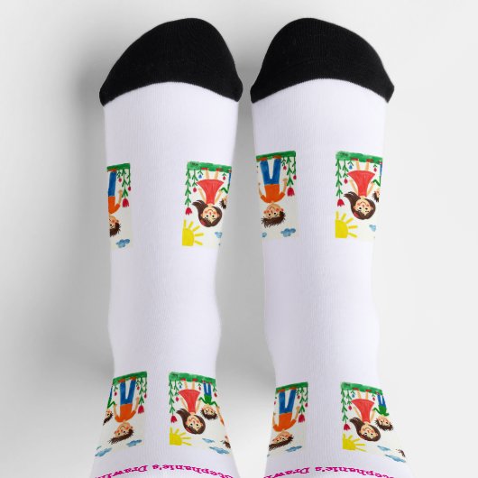 Fügen Sie dem ein Kinderwerk hinzu Socken (Oben)