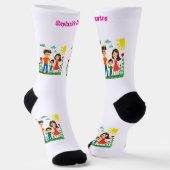 Fügen Sie dem ein Kinderwerk hinzu Socken (Gewinkelt)