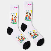 Fügen Sie dem ein Kinderwerk hinzu Socken (Rechts)