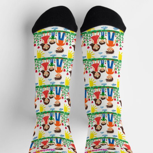 Fügen Sie dem ein Kinderwerk hinzu Socken (Oben)