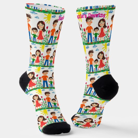 Fügen Sie dem ein Kinderwerk hinzu Socken (Gewinkelt)