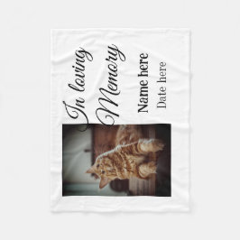 Fügen Sie dem liebenden Gedächtnistraining den Nam Fleecedecke