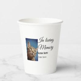 Fügen Sie dem liebenden Gedächtnistraining den Nam Pappbecher