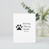 Fügen Sie dem liebenden Gedächtnistraining den Nam Postkarte (Stehend Vorderseite)