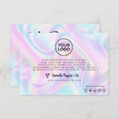 Fügen Sie dem Logo-Geschäftsbereich dank der Danke (Vorne/Hinten)