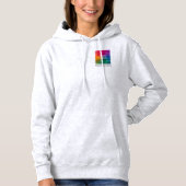 Fügen Sie dem Namen der Frau Ihr Foto zum Hochlade Hoodie (Vorderseite)