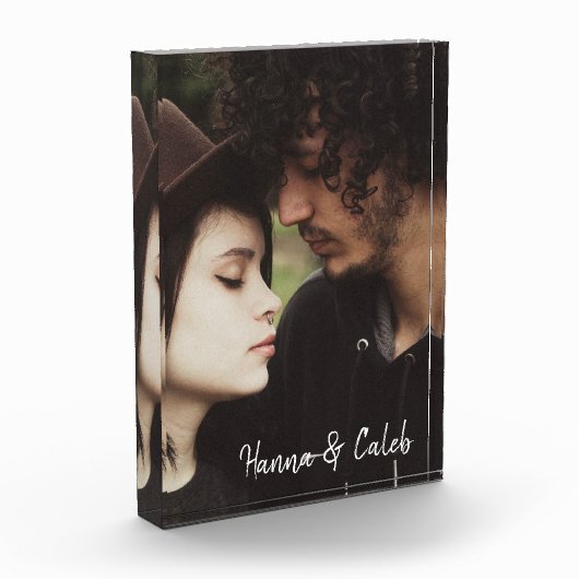 Fügen Sie dem Personalisierten Foto Ihre Namen hin (Links)