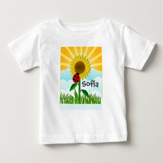 Fügen Sie dem T - Shirt Sunshine und Sonnenblumen (Vorderseite)
