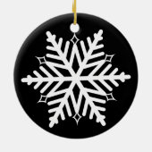 Fügen Sie dem Weihnachtsfest das Bild Ihres Kindes Keramik Ornament (Hinten)