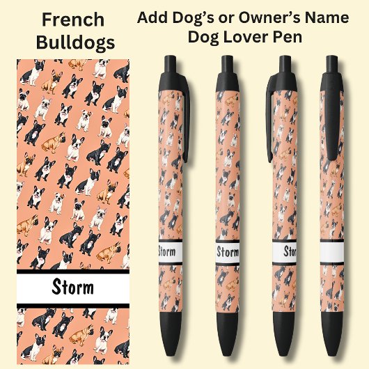 Fügen Sie den Namen des Eigentümers oder des Hunde Kugelschreiber