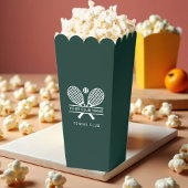 Fügen Sie den Namen des Sportklubs Rasen Tennis Te Geschenkschachtel