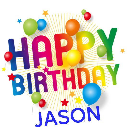 Fügen Sie den Namen farbenfrohe Balloons Boy Happy Geschenkpapier