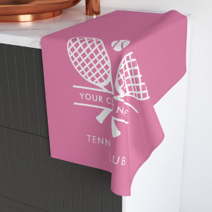 Fügen Sie den Namen Ihres Clubs Tennis-Team Swag h Handtuch