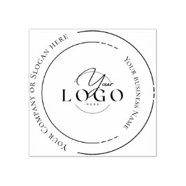 Fügen Sie den Namen Ihres MODERNEN GESCHÄFTSLOGOS  Gummistempel