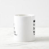 Fügen Sie den Namen MAN MYTH LEGEND in der eigenen Kaffeetasse (Mittel)