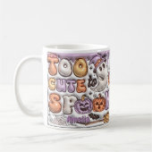 Fügen Sie den Namen zu Niedlich hinzu, um 3D-Effek Kaffeetasse (Links)