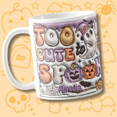 Fügen Sie den Namen zu Niedlich hinzu, um 3D-Effek Kaffeetasse