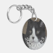 Fügen Sie der Schlüsselkette das Bild Ihres Hauses Schlüsselanhänger (Vorderseite links)