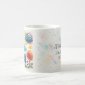 Fügen Sie der Tasse des Kaffees die Kinderarbeit h (Mittel)