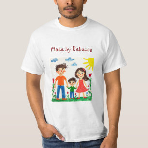 Fügen Sie der Tasse des Kaffees die Kinderarbeit h T-Shirt