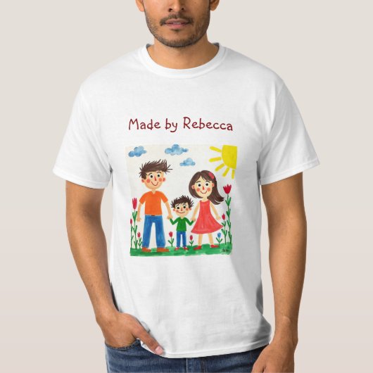 Fügen Sie der Tasse des Kaffees die Kinderarbeit h T-Shirt (Vorderseite)