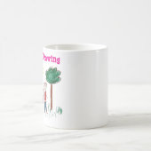 Fügen Sie die Kunstschule Ihres Niedlichen Kindes  Kaffeetasse (Mittel)