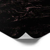 Fügen Sie die schwarze, dunkle Rose für Ihren benu Poster (Ecke)