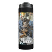 Fügen Sie diesem Foto Ihren Namen hinzu Thermosbecher (Vorderseite)