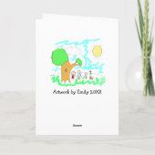 Fügen Sie diesem glücklichen Geburtstag die Artwor Karte (Rückseite)