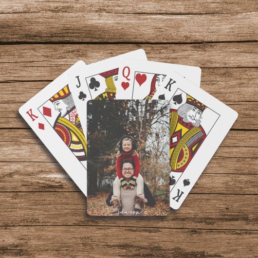 Fügen Sie diesen Karten Ihr Lieblingsbild hinzu Spielkarten