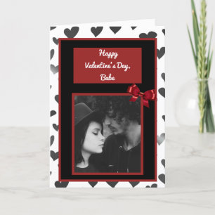 Fügen Sie dieses Valentinstagskarten-Foto hinzu Karte