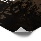 Fügen Sie ein benutzerdefiniertes Zitat schwarz Ma Poster (Ecke)