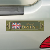 Fügen Sie ein Datums-Bestes des britischen Autoaufkleber (Auf Auto)