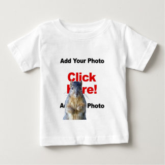 Fügen Sie ein Eichhörnchen-Foto Baby Long-Sleeve T T-shirt