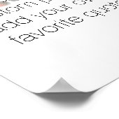 fügen Sie ein eigenes Zitat-Poster für die Dekorat Poster (Ecke)