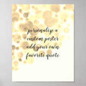 fügen Sie ein eigenes Zitat-Poster für die Dekorat Poster (Vorne)