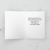 Fügen Sie ein Foto 80 so was Positive 80. Geburtst Karte (Innenseite)