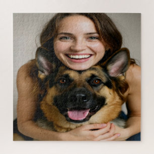Fügen Sie ein Foto eines deutschen Schäferhundes h Puzzle