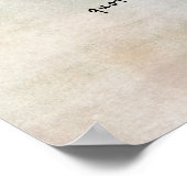 fügen Sie ein individuelles Poster-Aquarellfarbend Poster (Ecke)