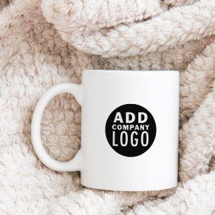 Fügen Sie ein Logo hinzu Geschäft Werbeartikel per Kaffeetasse