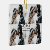 Fügen Sie ein paar Foto fröhlich verheirateten Add Keramikornament (Rechts)